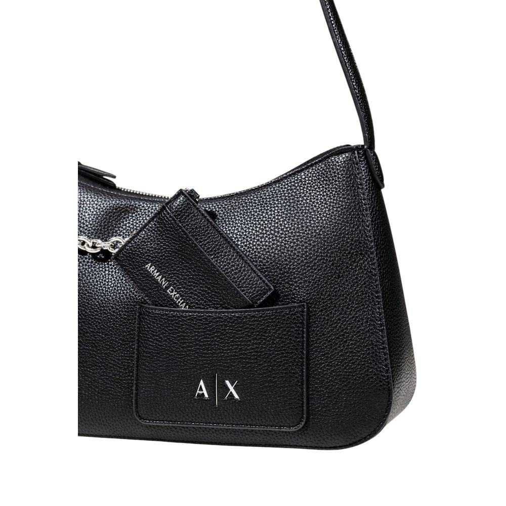 Armani Exchange Black Polyester Handbag