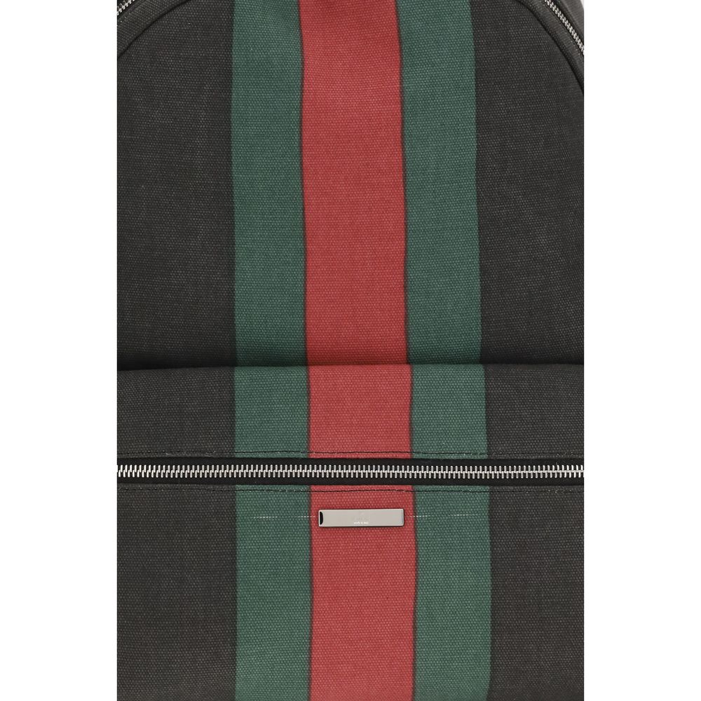 Gucci Black Fabric Backpack