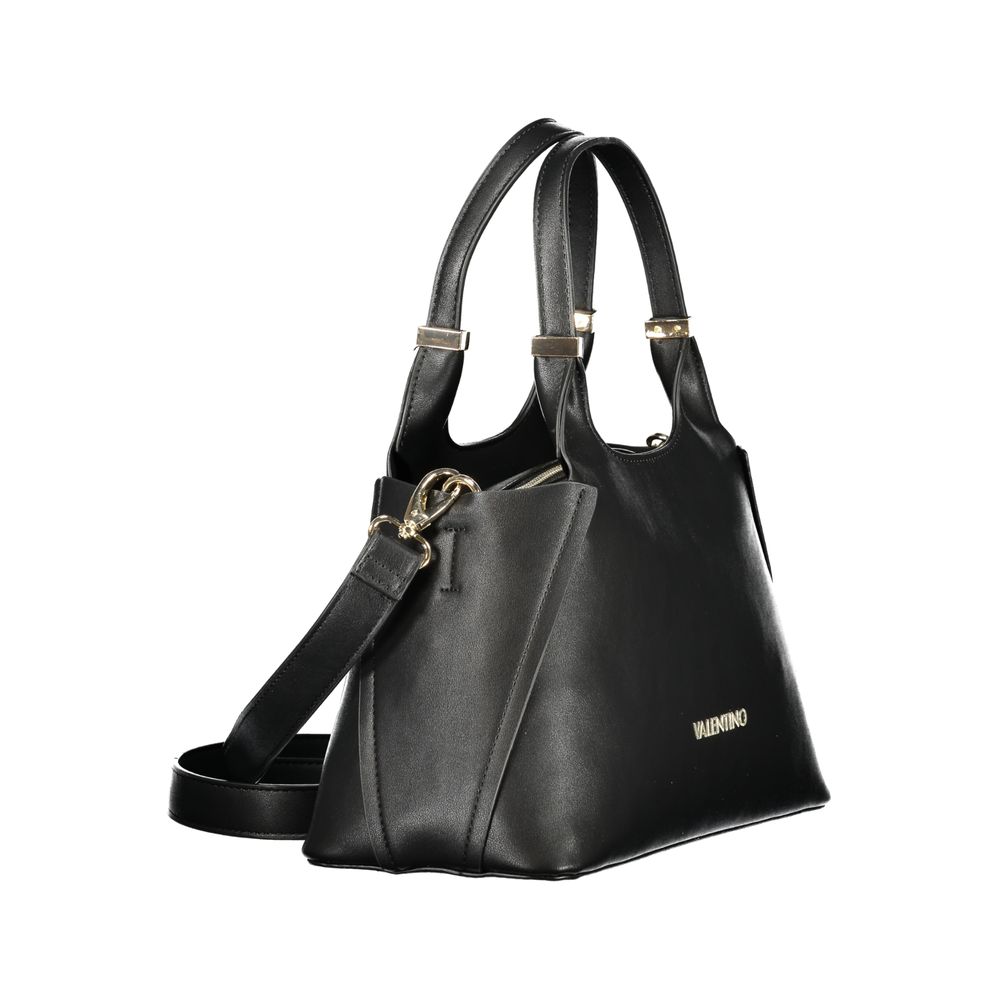 Mario Valentino Black Polyurethane Women's Bag