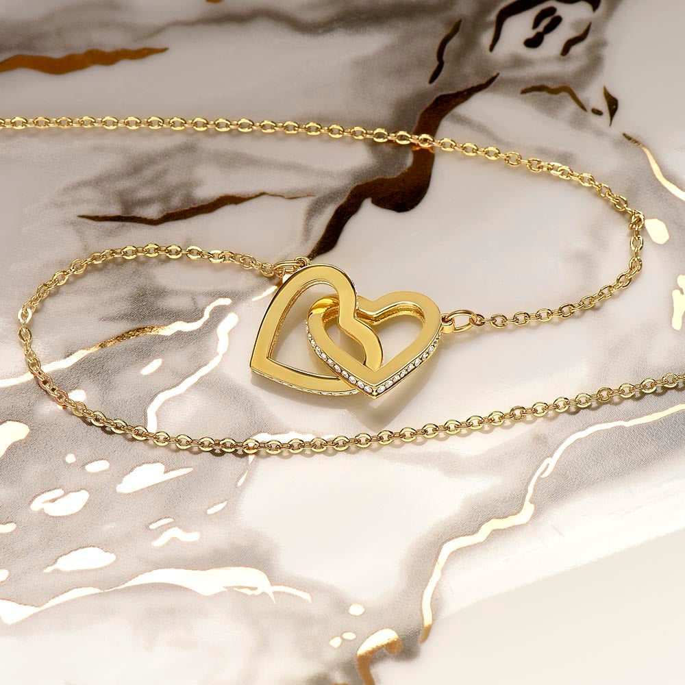 To My Soulmate - Interlocking Hearts Silver Edition