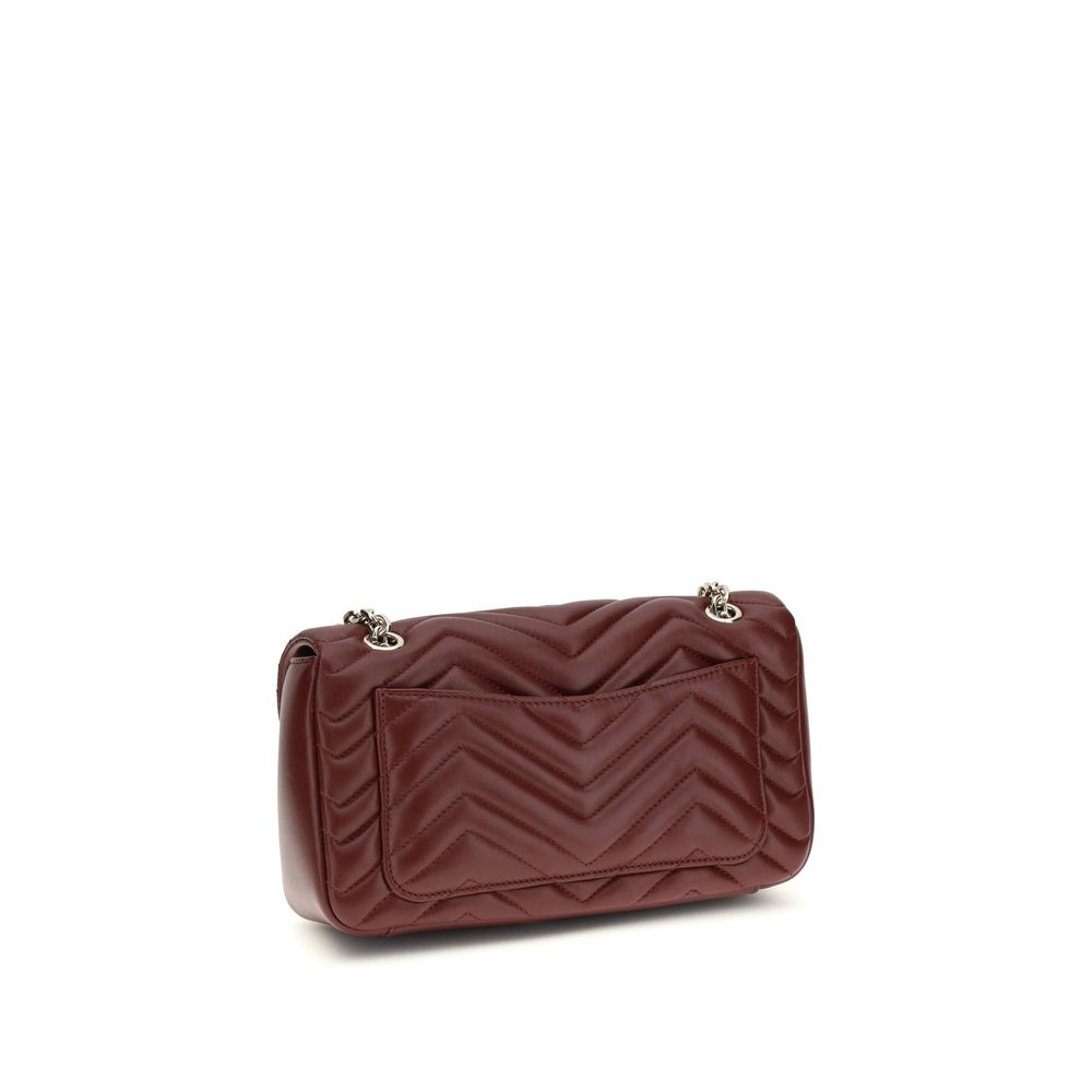 Gucci Bordeaux Calf Leather Bos Taurus Shoulder Bag