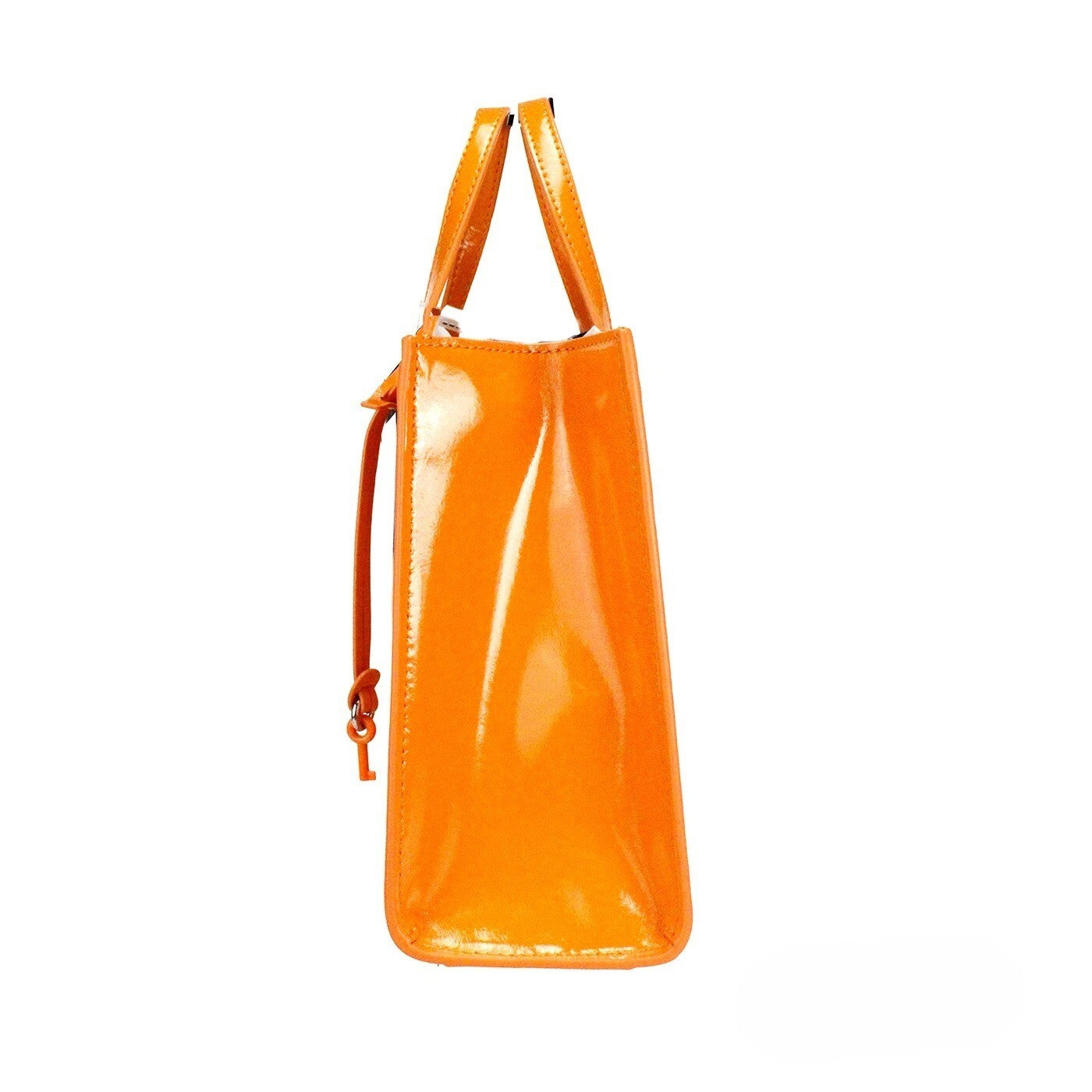 Marc Jacobs Mini Grind Scorched Patent Leather Crossbody Tote Bag Purse