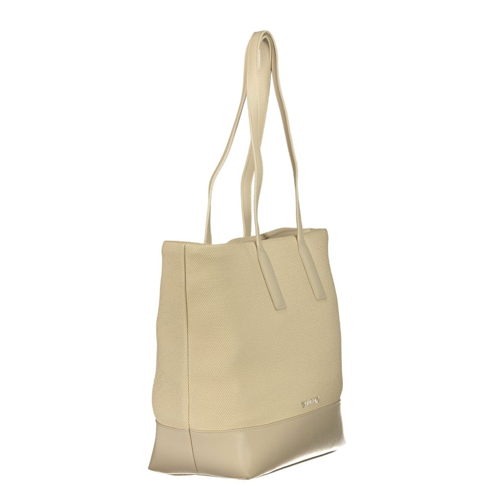 Mario Valentino Beige Polyurethane Womens Bag