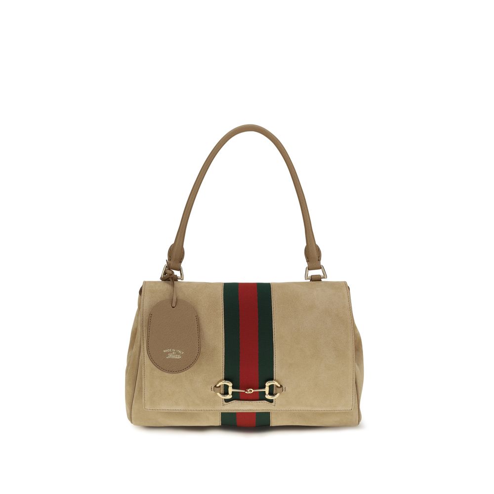 Gucci Beige Calf Leather Bos Taurus Handbag