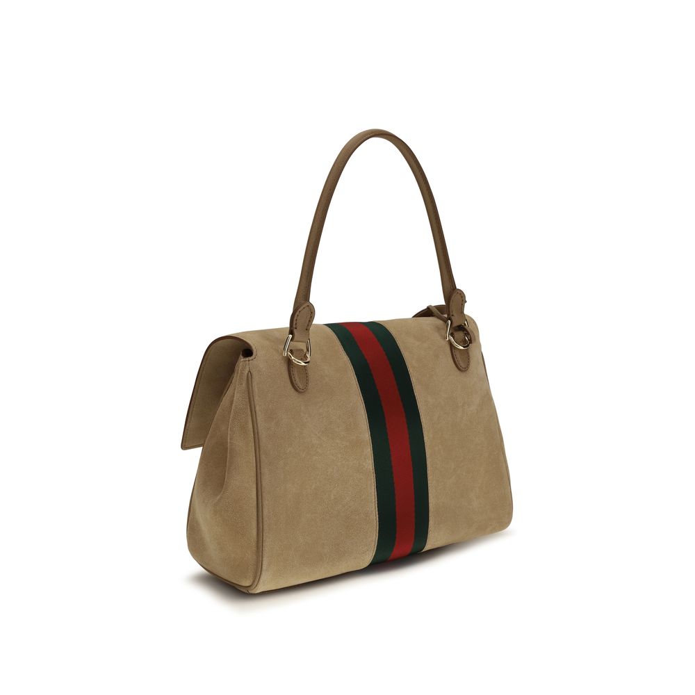 Gucci Beige Calf Leather Bos Taurus Handbag