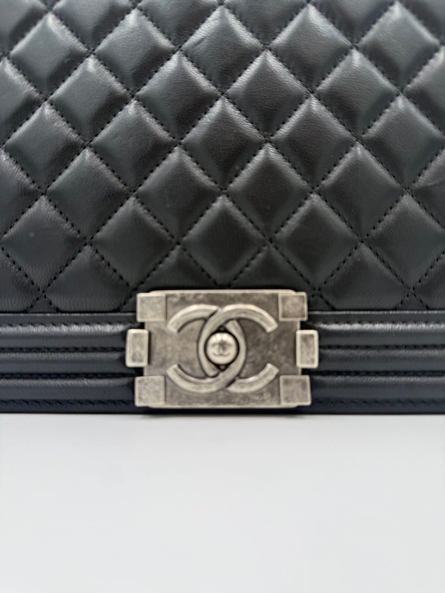 Chanel Bicolor Leather Handbag