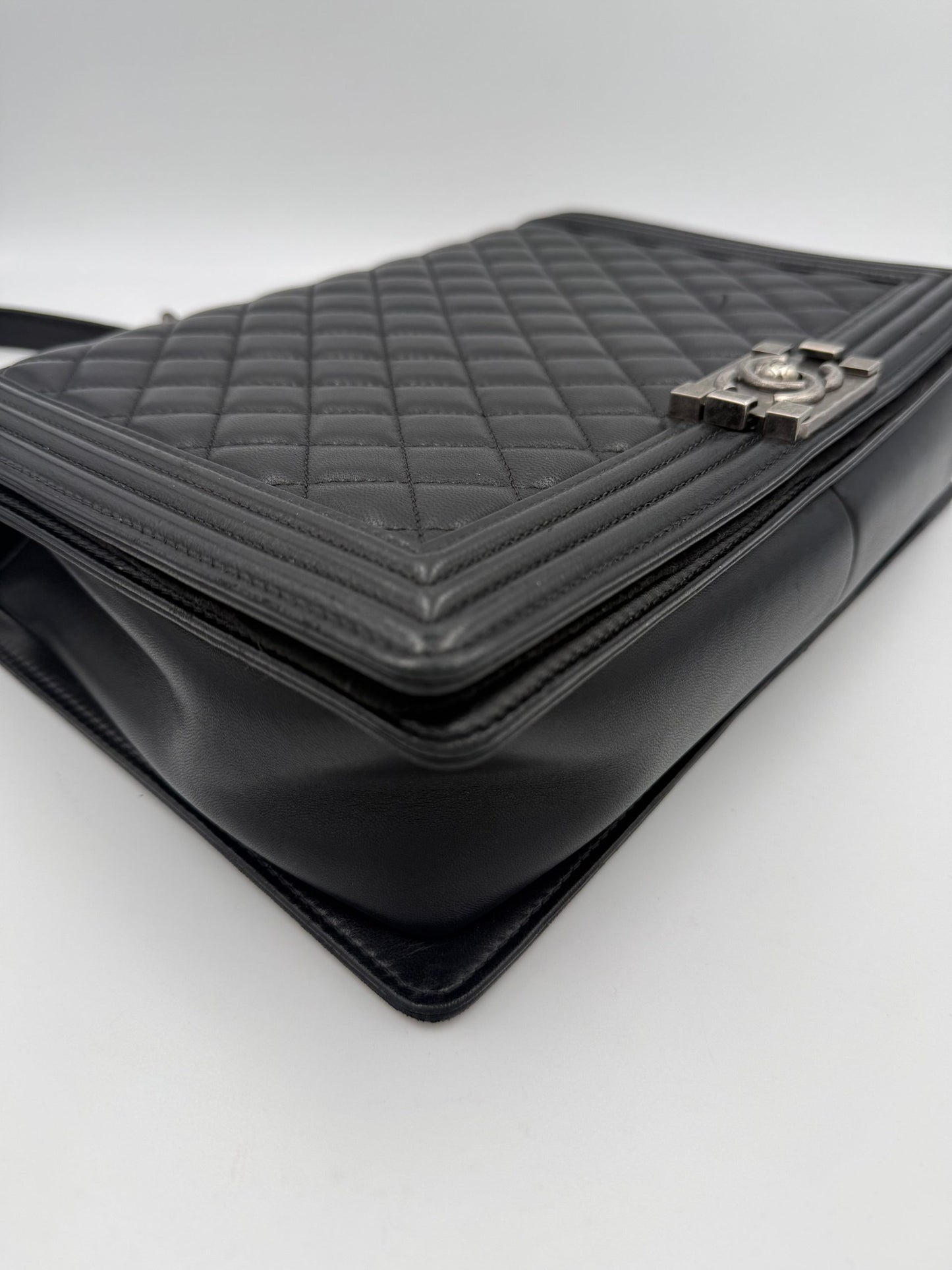 Chanel Bicolor Leather Handbag