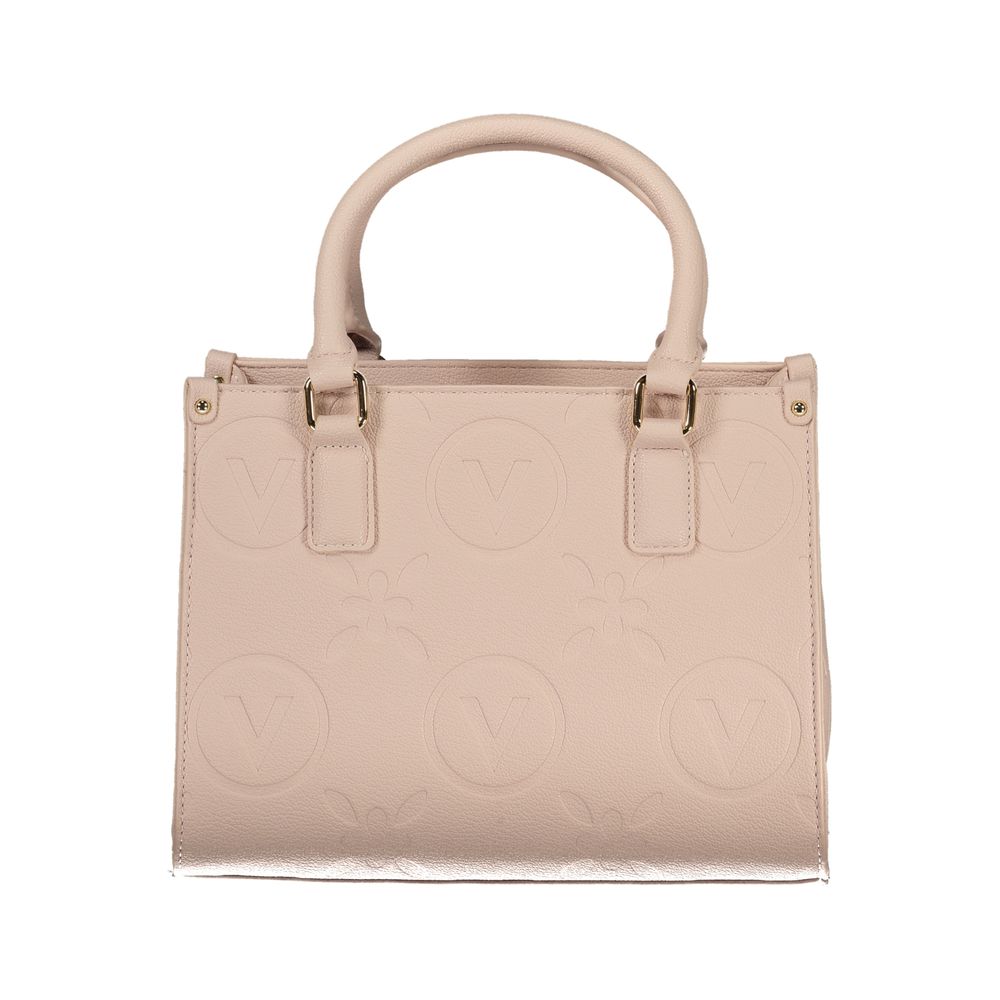 Mario Valentino Pink Polyurethane Women's Bag with Handles