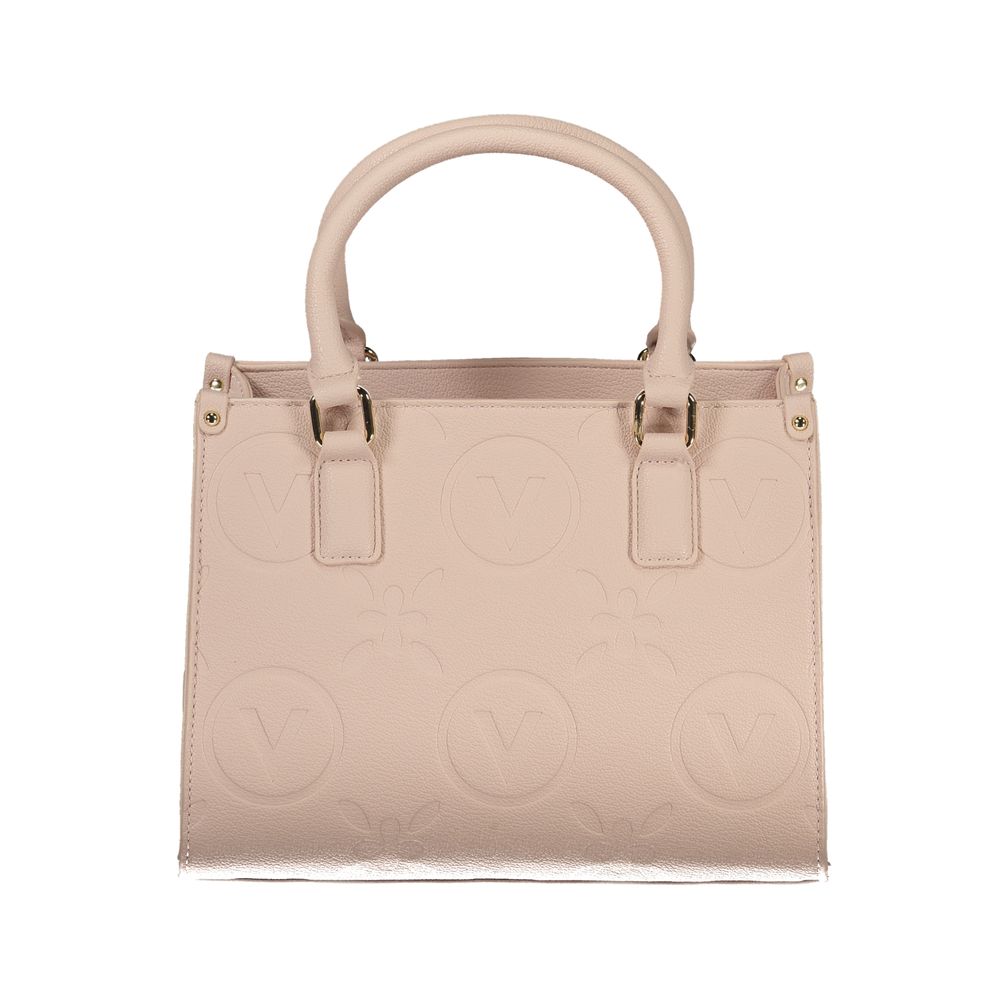 Mario Valentino Pink Polyurethane Women's Bag with Handles