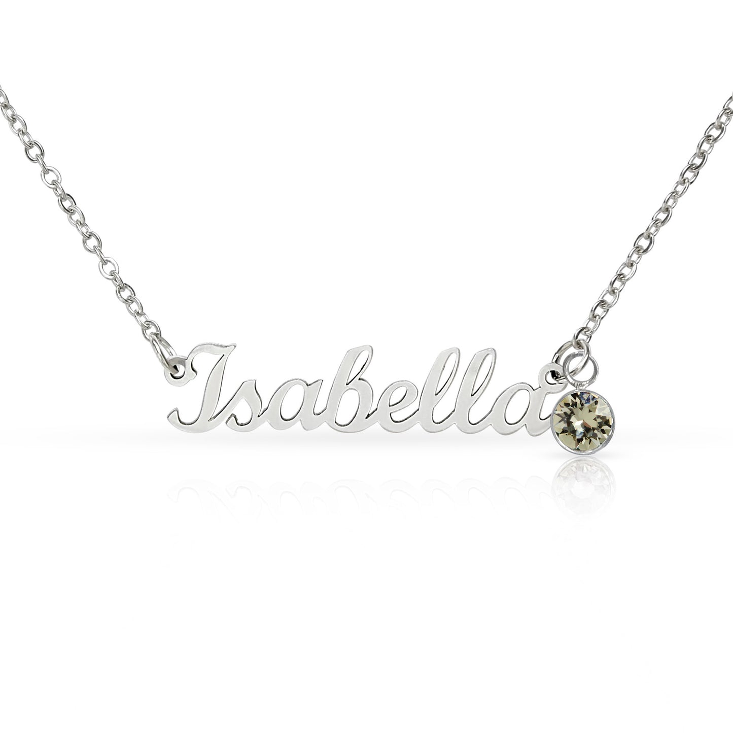 To My Mom|The One Who Gave Me Everything|Custom Name Necklace with Birthstone