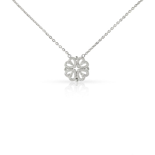 Gorgeous & Versatile Magnetic Hearts Necklace