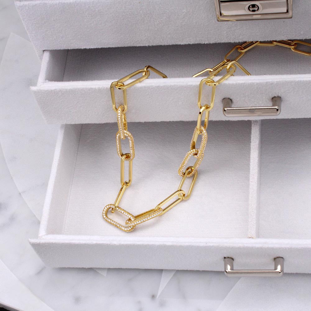 To My Wife - My Today And All Of My Tomorrows. The Forever Linked Necklace