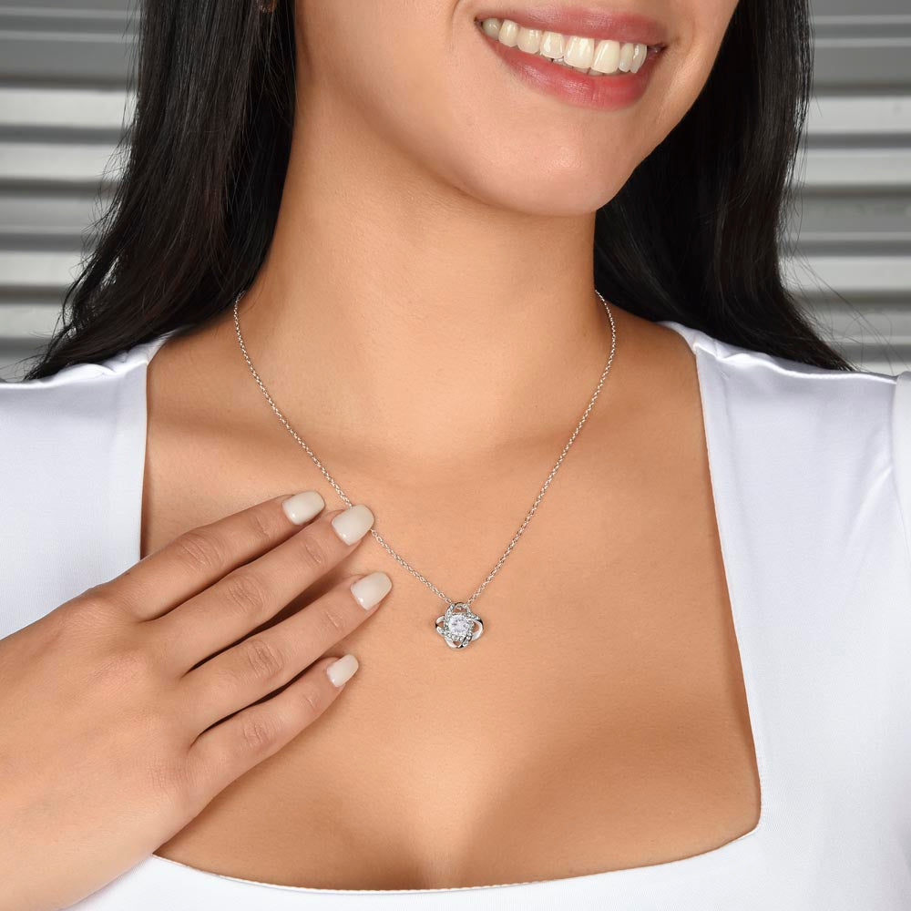 To My Soulmate - Love Knot Necklace