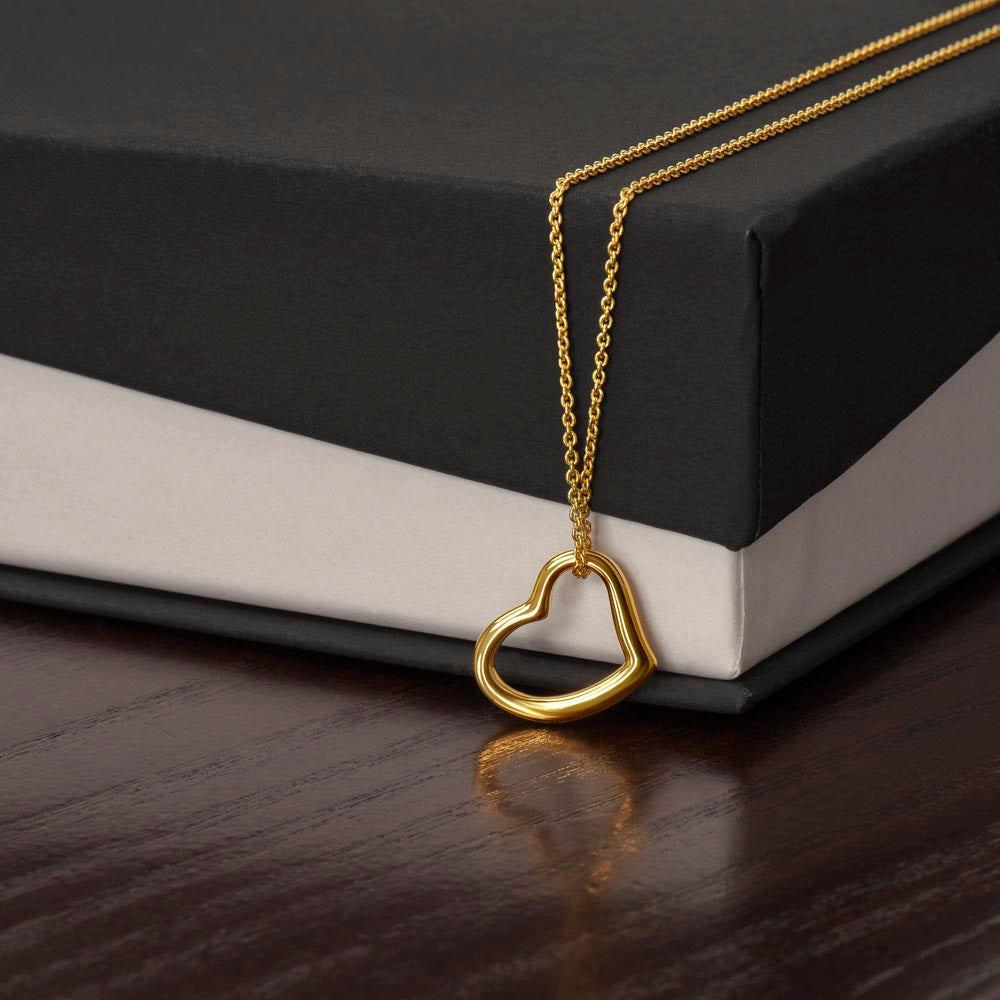 Beautiful Delicate Heart Necklace