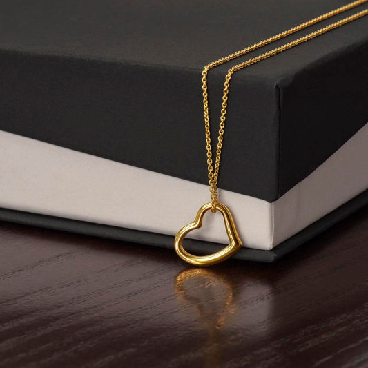 Beautiful Delicate Heart Necklace
