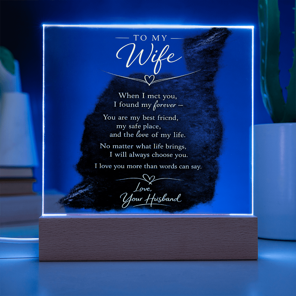 A Heartfelt Message For My Wife