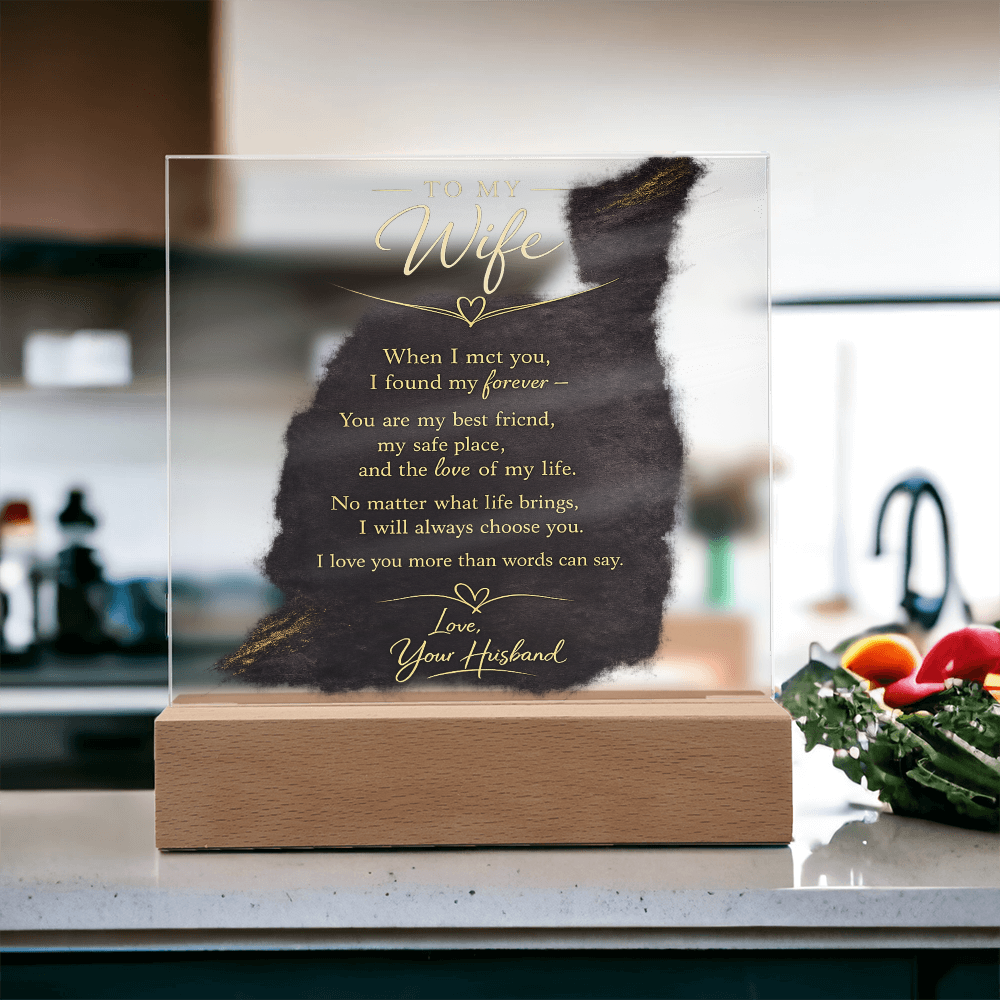A Heartfelt Message For My Wife