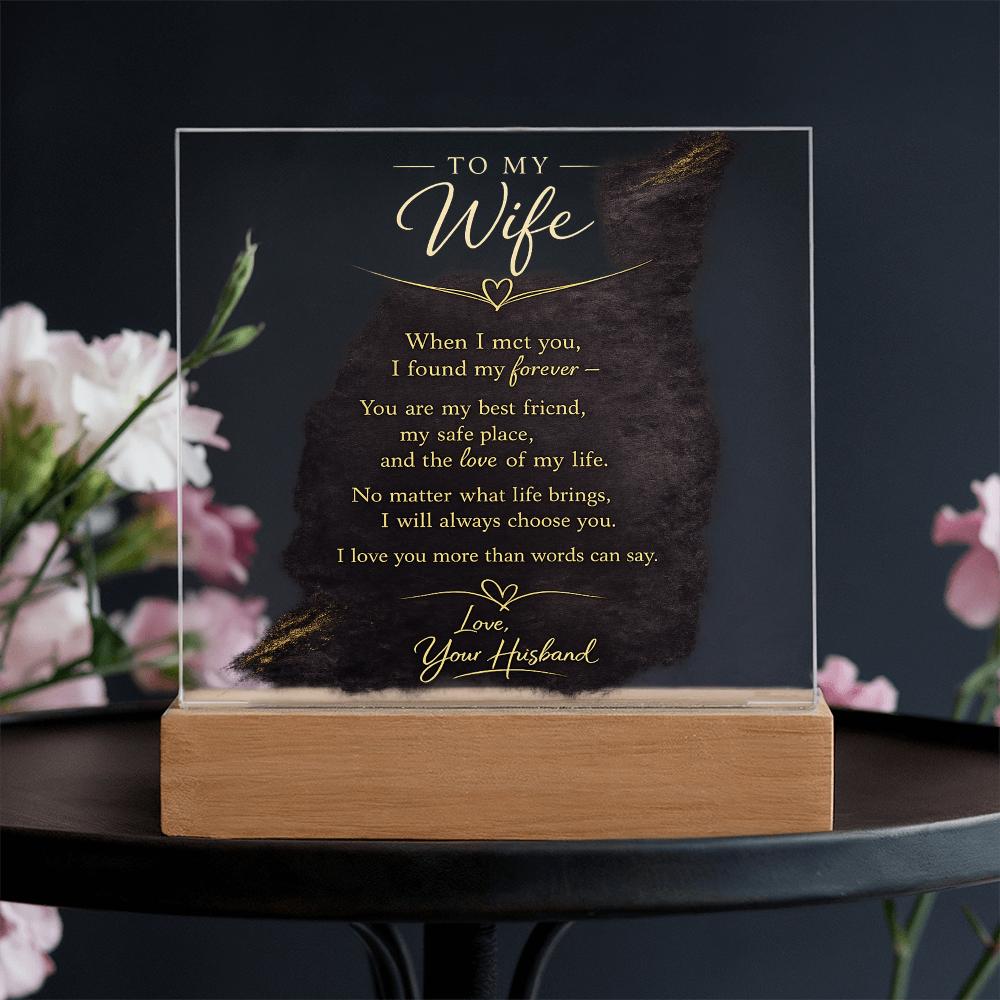 A Heartfelt Message For My Wife
