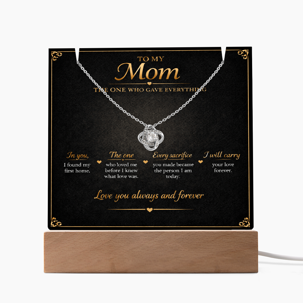To My Mom - The One Who Gave Me Everything