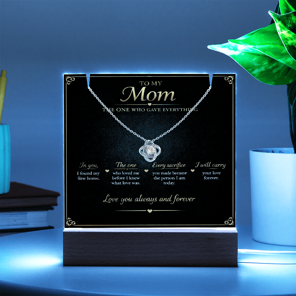 To My Mom - The One Who Gave Me Everything