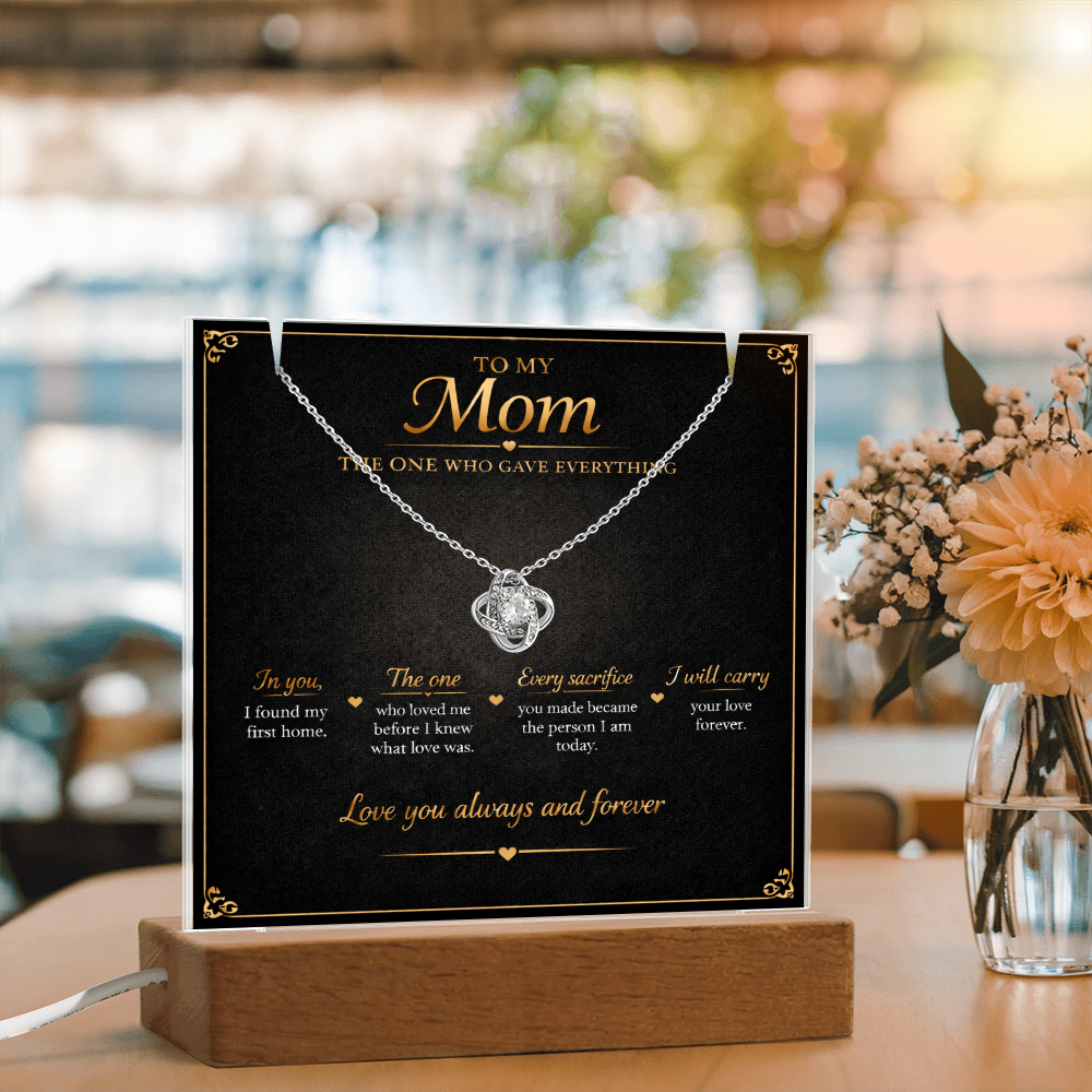 To My Mom - The One Who Gave Me Everything