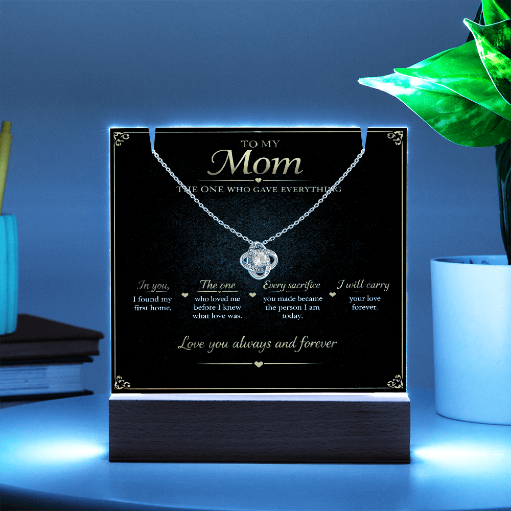 To My Mom - The One Who Gave Me Everything