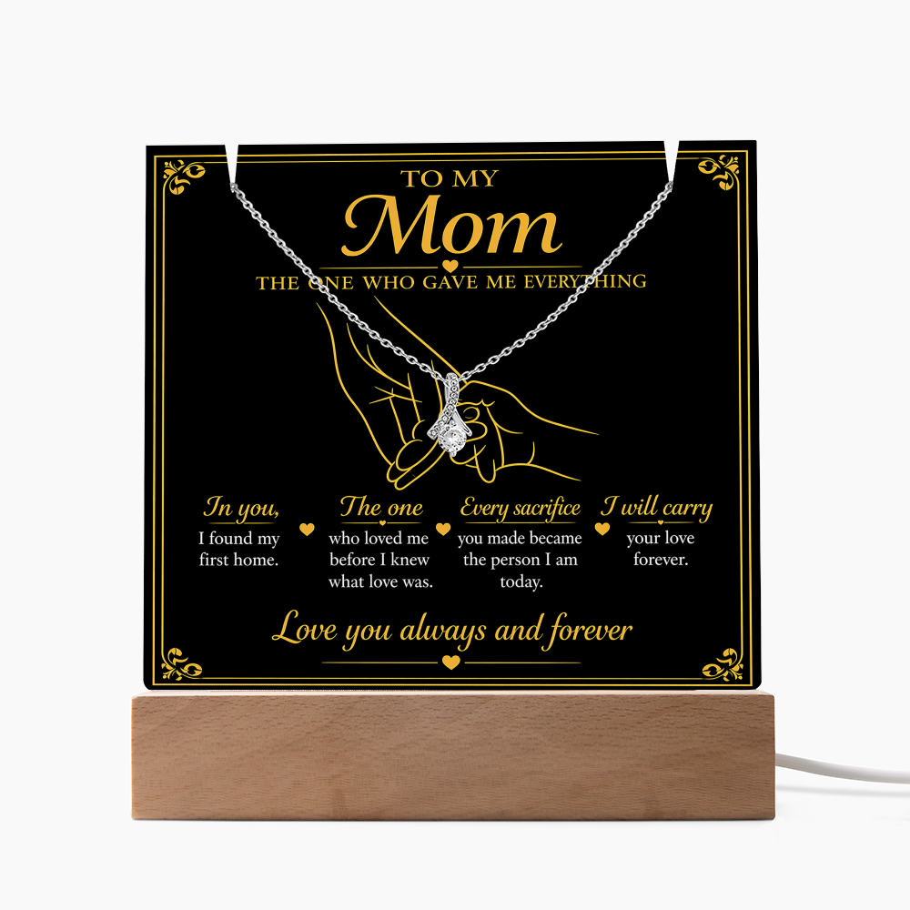 To My Mom|The One Who Gave ME Everything|Alluring Beauty Necklace