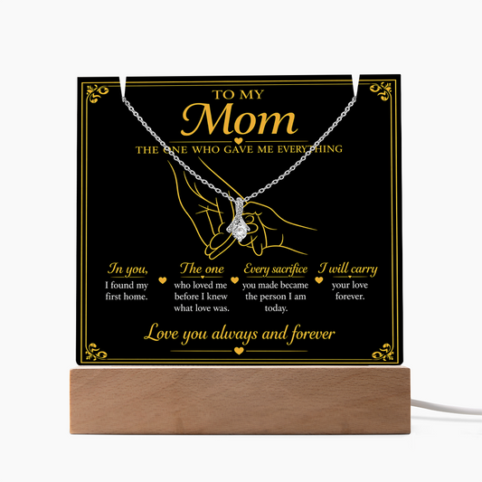To My Mom|The One Who Gave ME Everything|Alluring Beauty Necklace