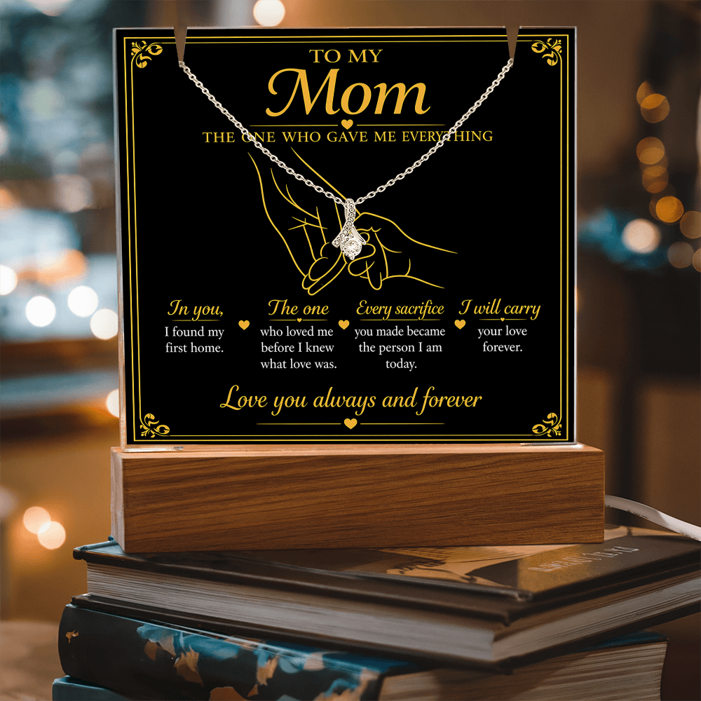 To My Mom|The One Who Gave ME Everything|Alluring Beauty Necklace
