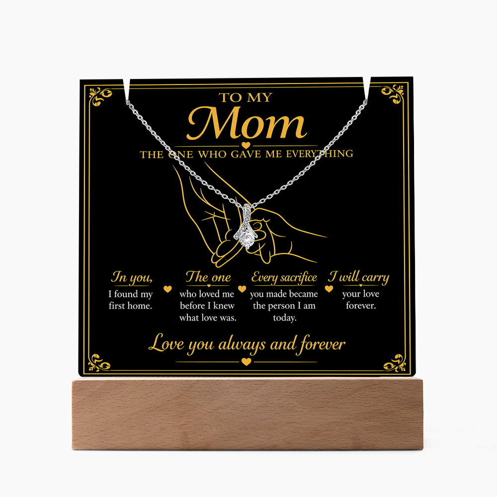 To My Mom|The One Who Gave ME Everything|Alluring Beauty Necklace