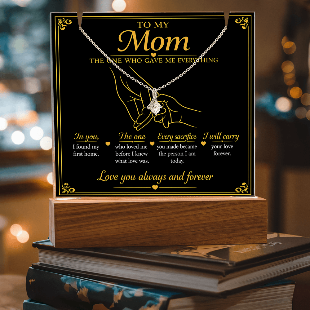To My Mom|The One Who Gave ME Everything|Alluring Beauty Necklace