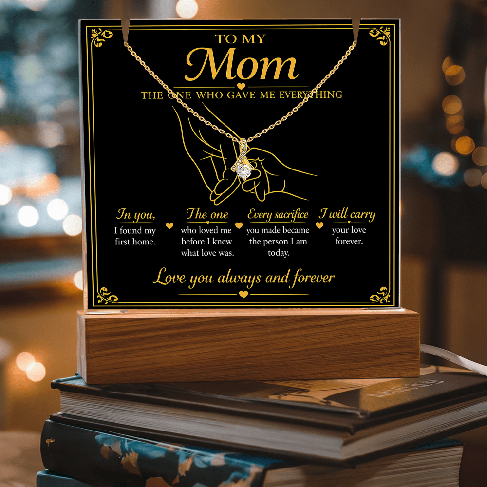 To My Mom|The One Who Gave ME Everything|Alluring Beauty Necklace