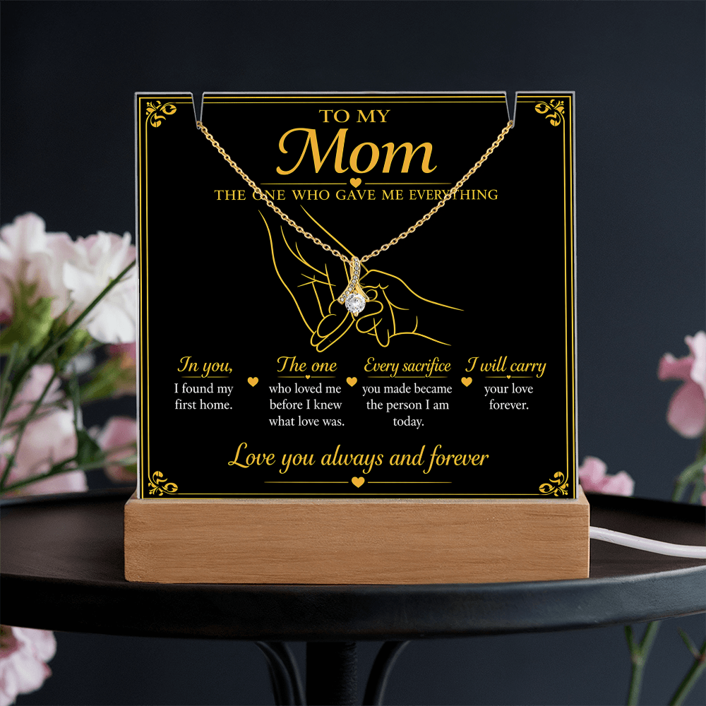 To My Mom|The One Who Gave ME Everything|Alluring Beauty Necklace