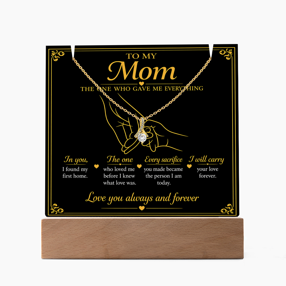 To My Mom|The One Who Gave ME Everything|Alluring Beauty Necklace