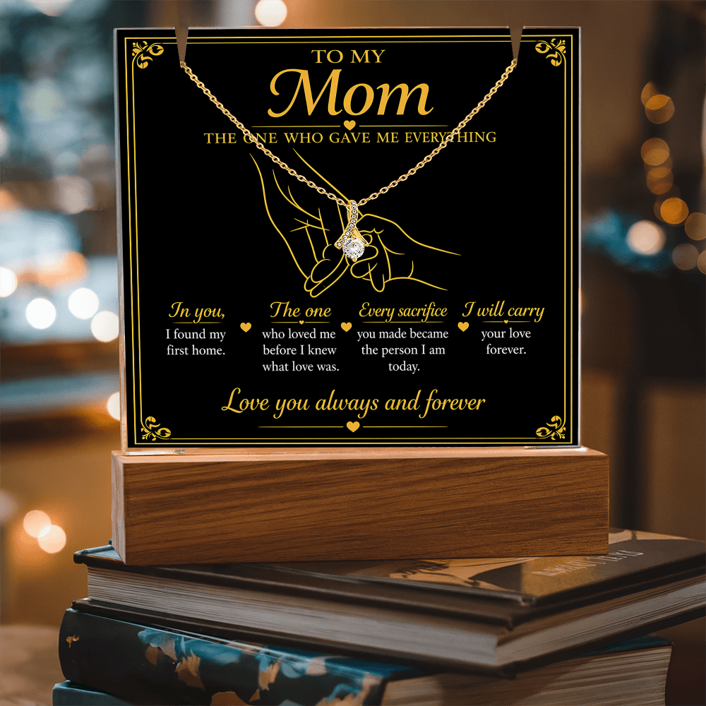 To My Mom|The One Who Gave ME Everything|Alluring Beauty Necklace
